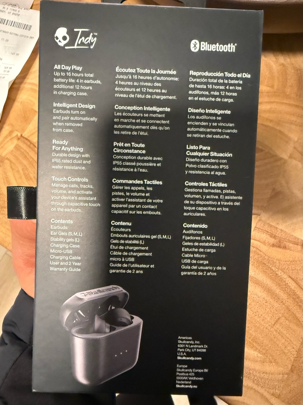 Skullcandy Indy True Wireless Earbuds โ Black - Picture 2 of 8